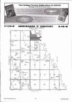 Abercrombie Township - East, Antelope Creek, Wild Rice River, Directory Map, Richland County 2007